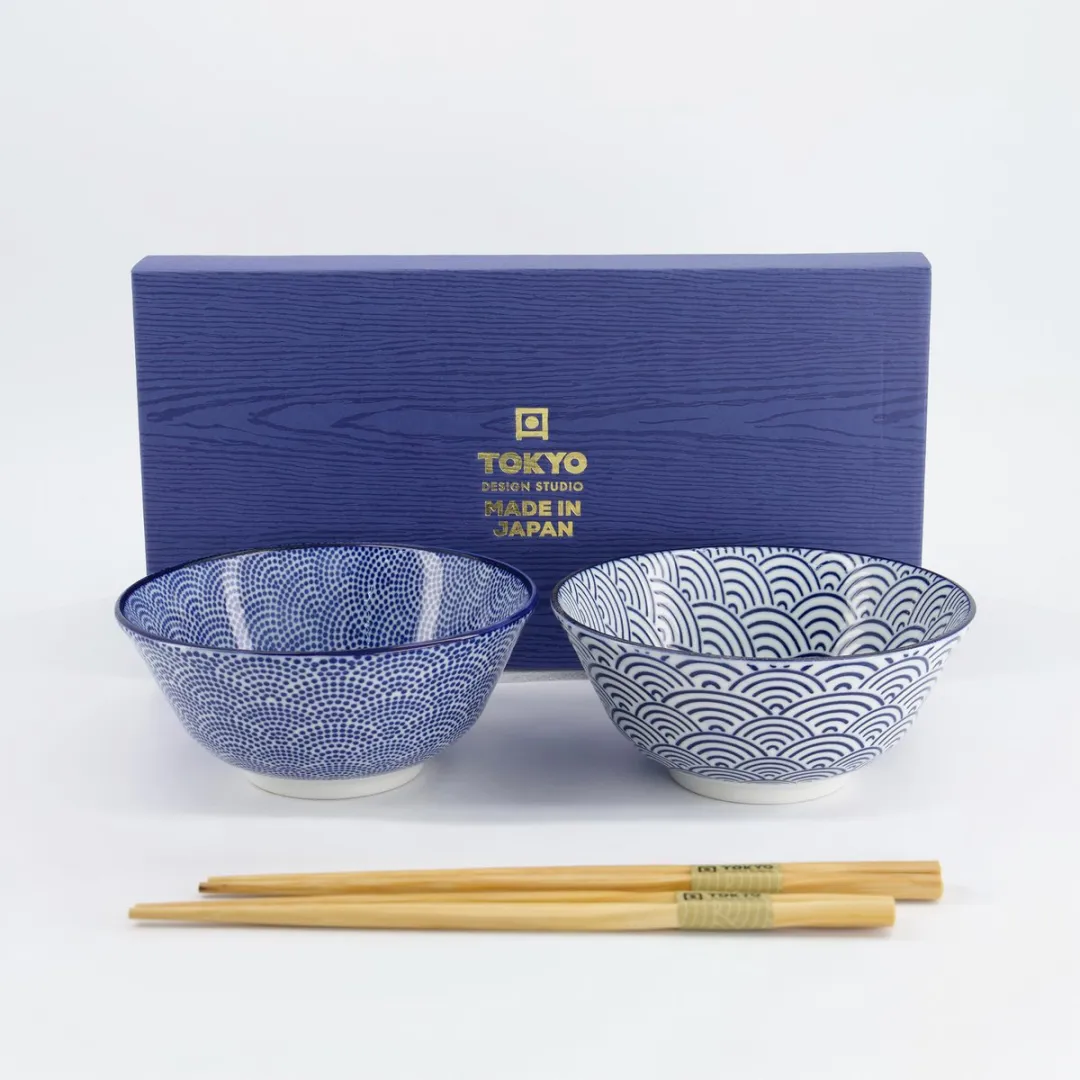 Tokyo Design Studio Nippon Blue Kommenset