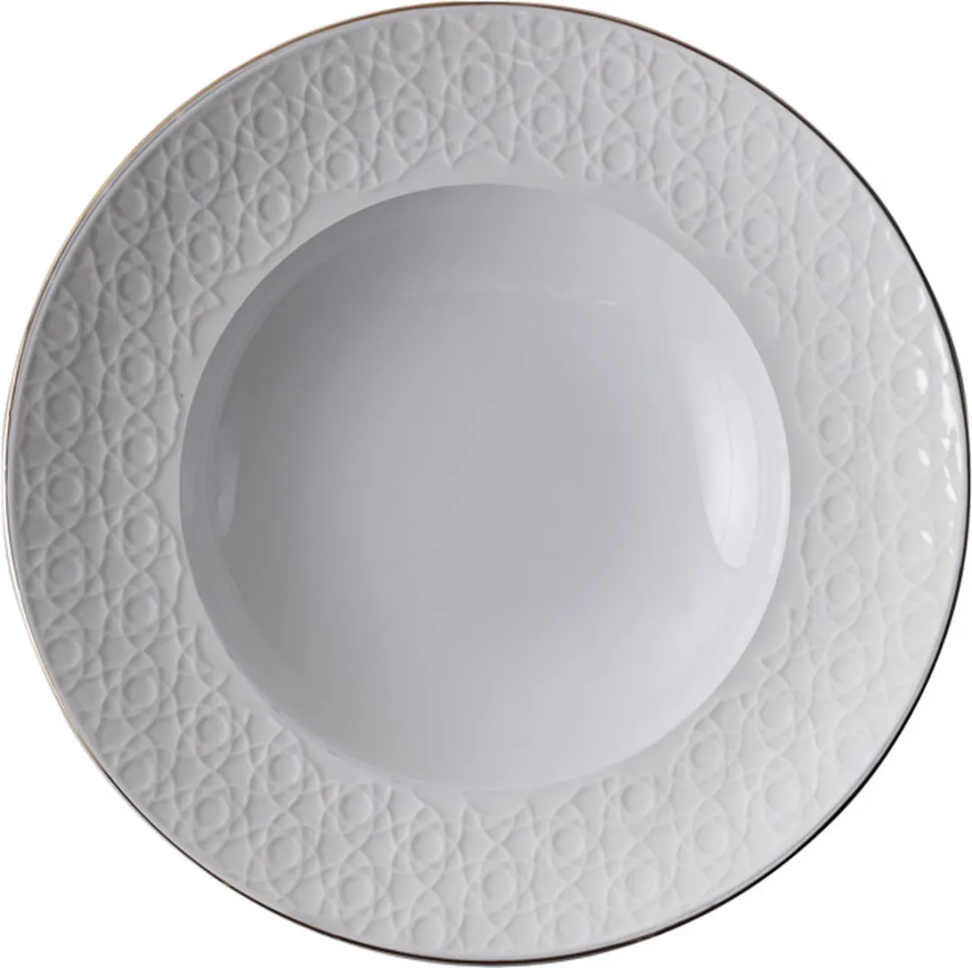 Tokyo Design Studio Nippon White Diep Bord Strepen 13cm