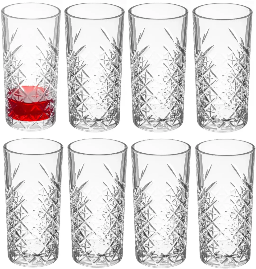 Pasabahce Barok Drinkglazen Set 8 Stuks