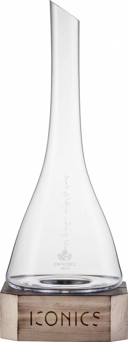 Zwiesel Glas Iconics Decanteerkaraf 0,75L - Houten voet