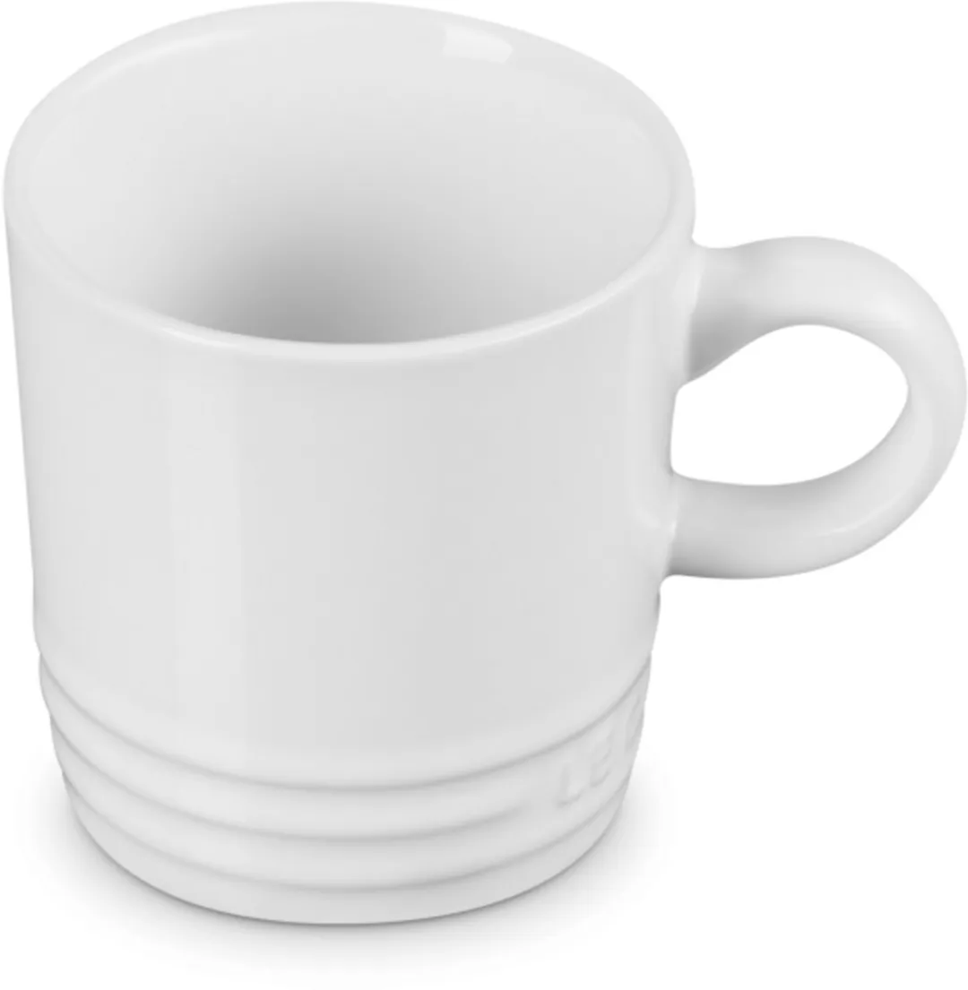 Le Creuset Espressokop 100ml - Aardewerk Wit