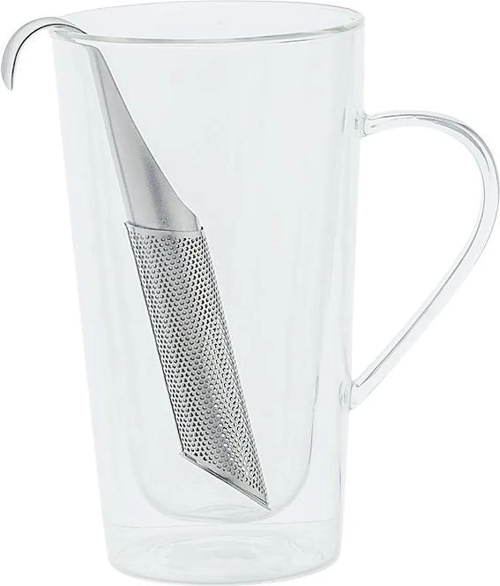 Cosy&Trendy Theeglas 40cl Dubbelwandig RVS Filter