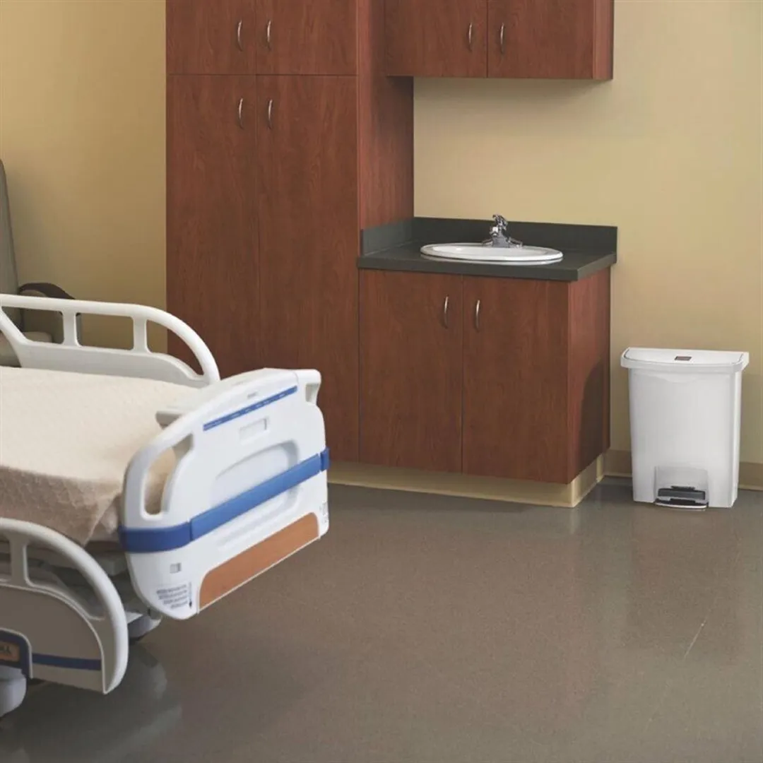 Rubbermaid - Pedaalemmer - Slim - Jim - 30 L - wit