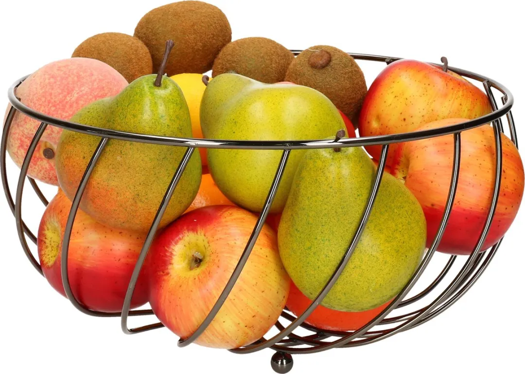 Cosy&Trendy Fruitmand Zwart Ø28cm