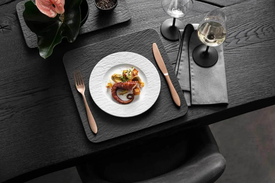 Villeroy & Boch Manufacture Rock Tafelservice - 12-delig - Zwart