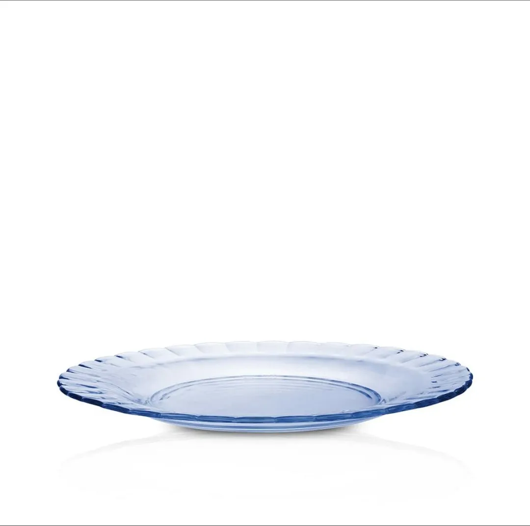 Duralex Picardie Blauw Plat Bord - 6 Stuks - ø23cm