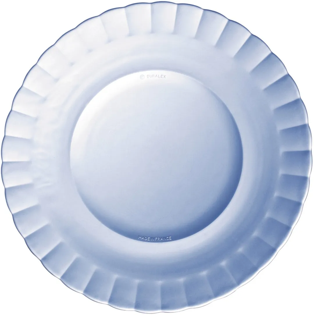 Duralex Picardie Blauw Plat Bord - 6 Stuks - ø23cm