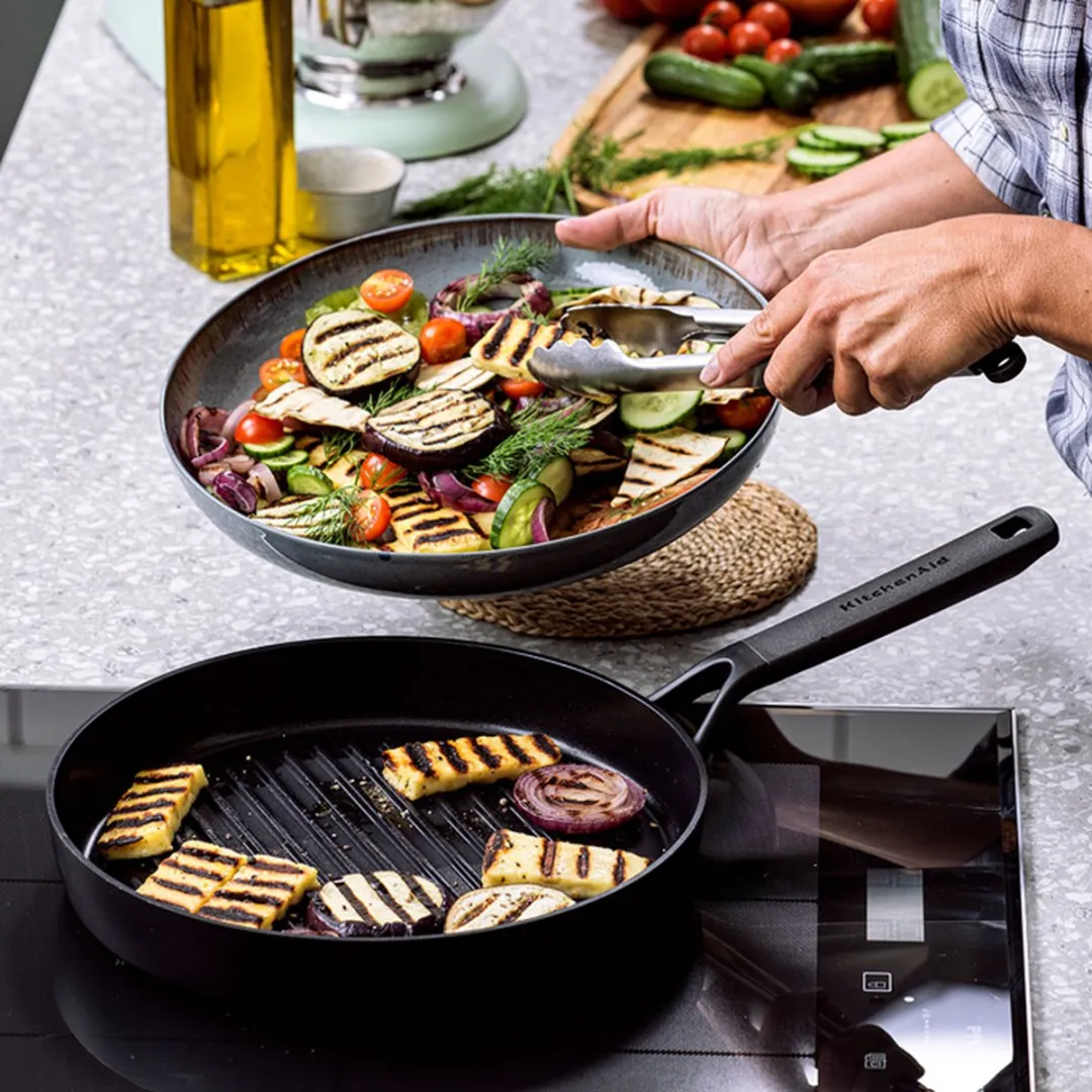 KitchenAid Classic Grillpan 28cm - Inductie - Zwart - afbeelding 3 van 6