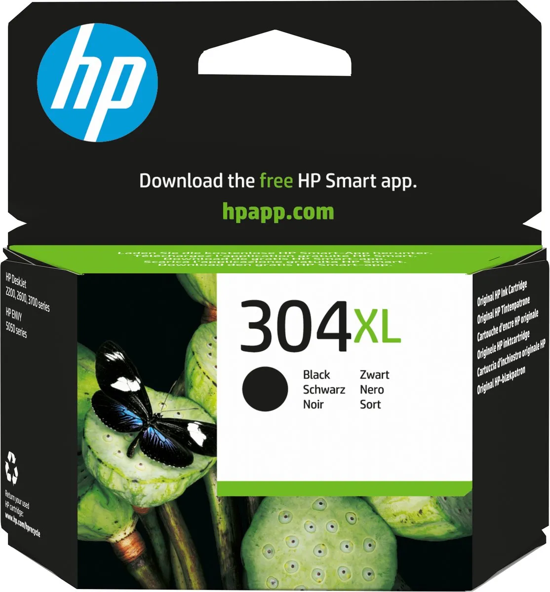 HP 304XL - Inktcartridge - Origineel - Hoge capaciteit - Zwart