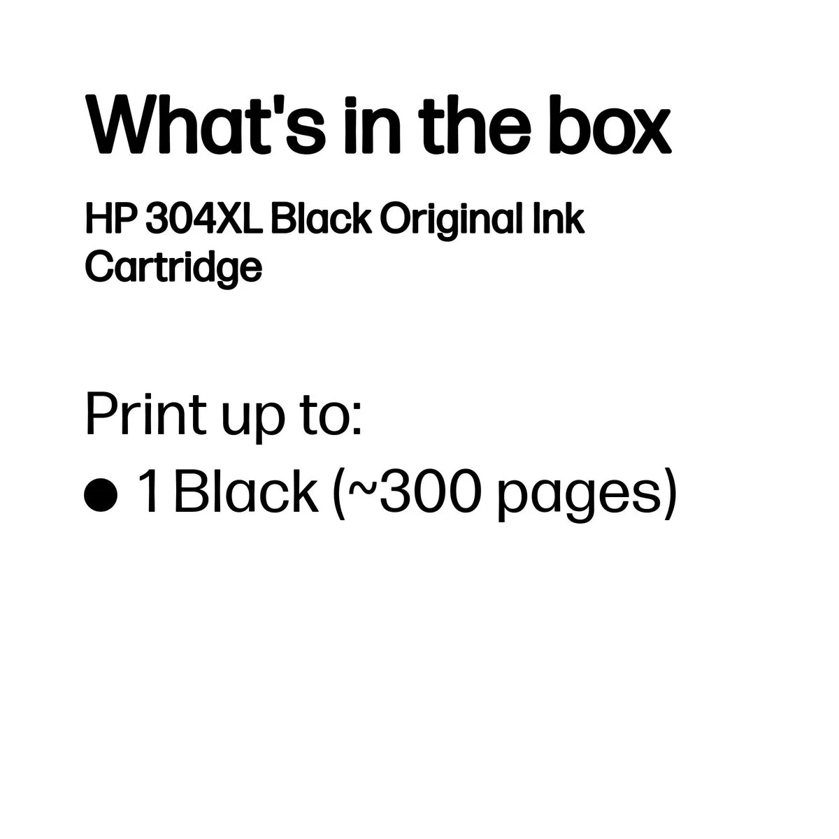 HP 304XL - Inktcartridge - Origineel - Hoge capaciteit - Zwart