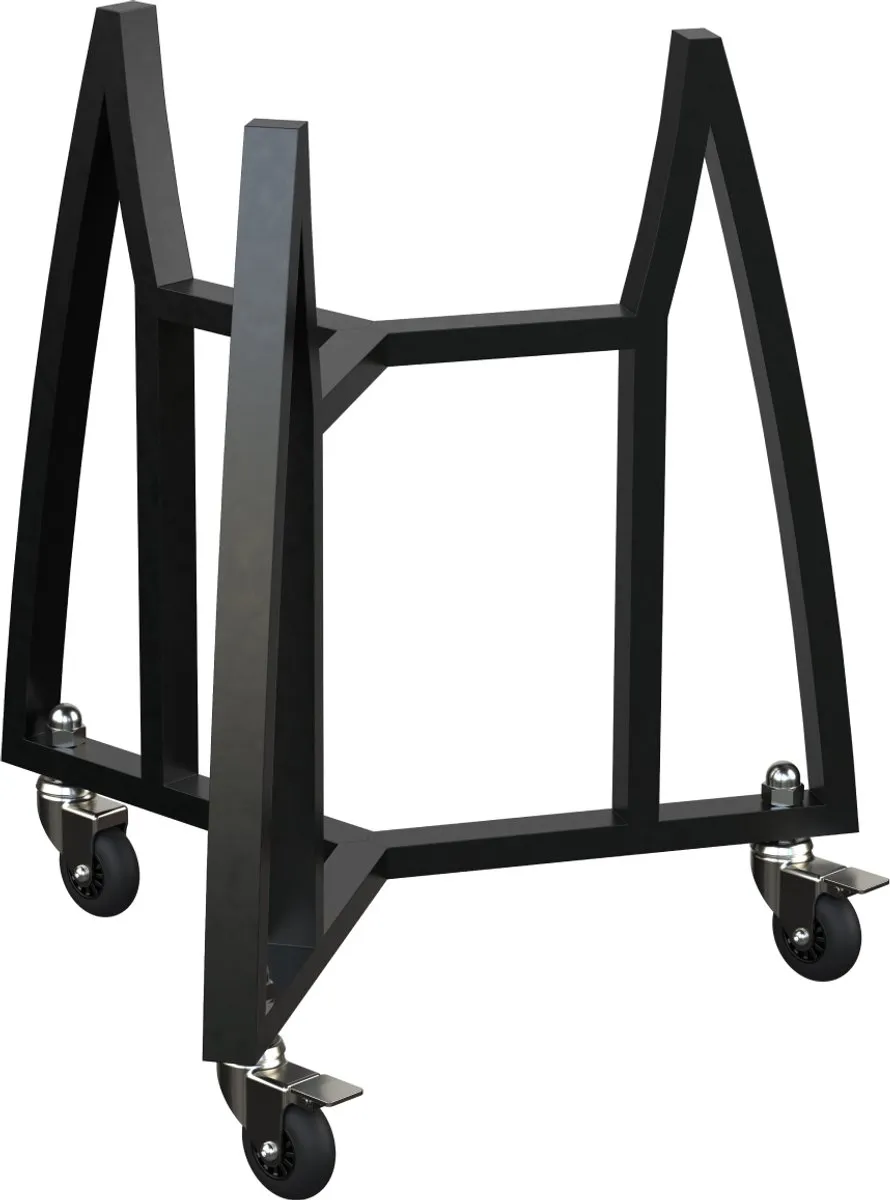 KitchenBrothers Kamado Onderstel 102cm - 41cm Ø - Zwart