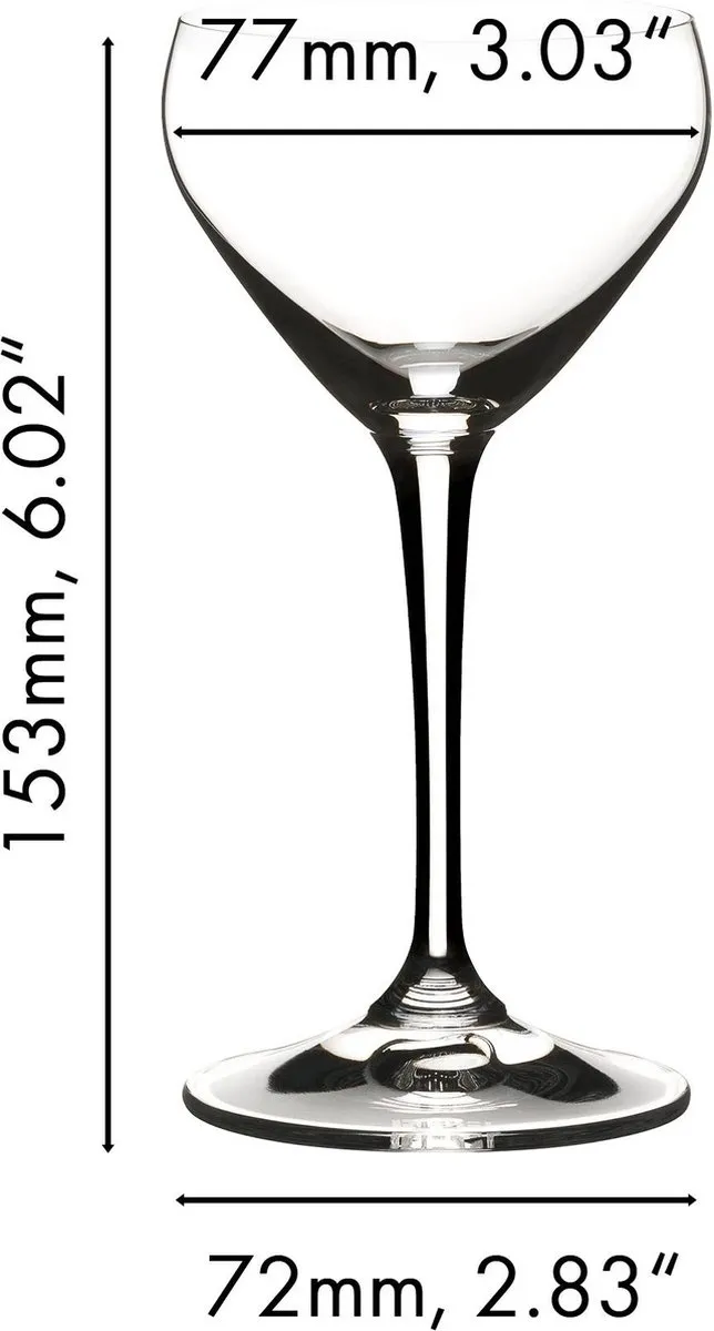 Riedel Nick & Nora Cocktailglazen 140ml - 2 Stuks - afbeelding 6 van 6