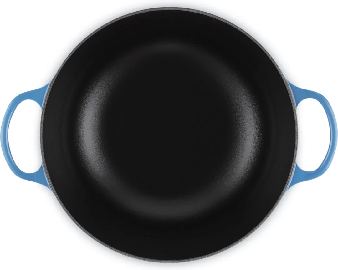 Le Creuset Marmite Braad/Stoofpan 28cm Azure