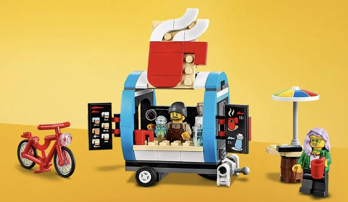 LEGO Creator 40488 Koffie/Foodtruck - 149 Stukken - Multicolor