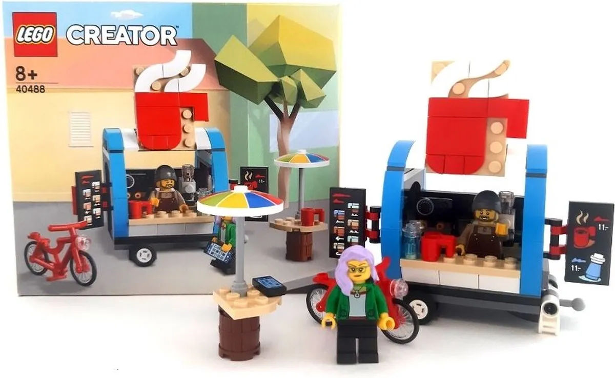 LEGO Creator 40488 Koffie/Foodtruck - 149 Stukken - Multicolor
