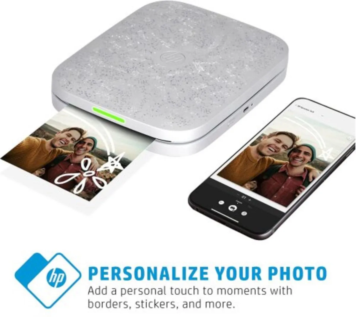 HP Sprocket 3x4 Foto Printer - Wit