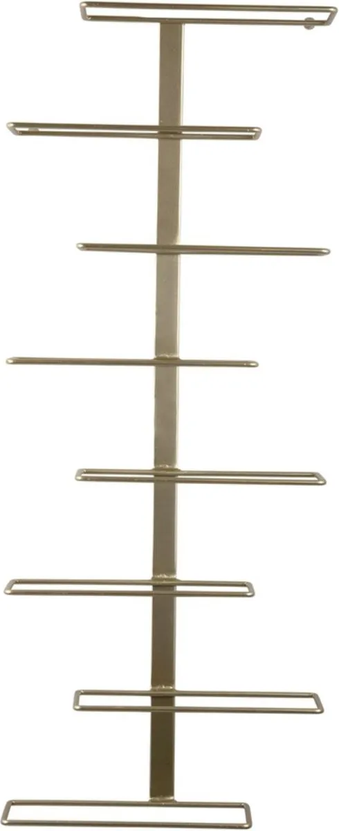 Present Time Float Wijnrek Goud - 8 Flessen - 32.5x9.5x80.5cm
