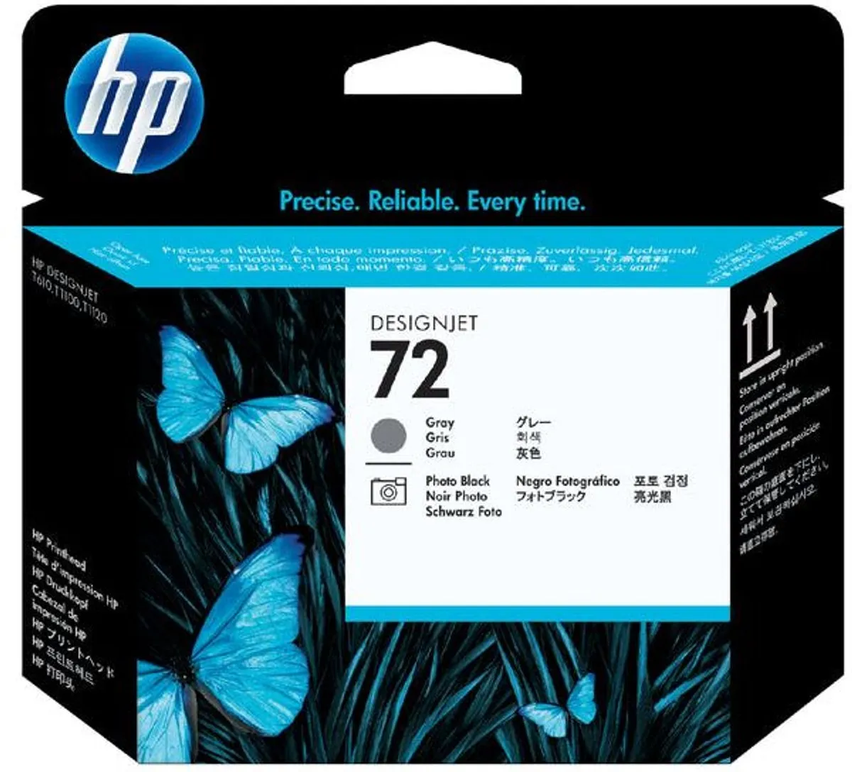 HP 72 Printkop Grijs/Fotozwart C9380A - afbeelding 6 van 6