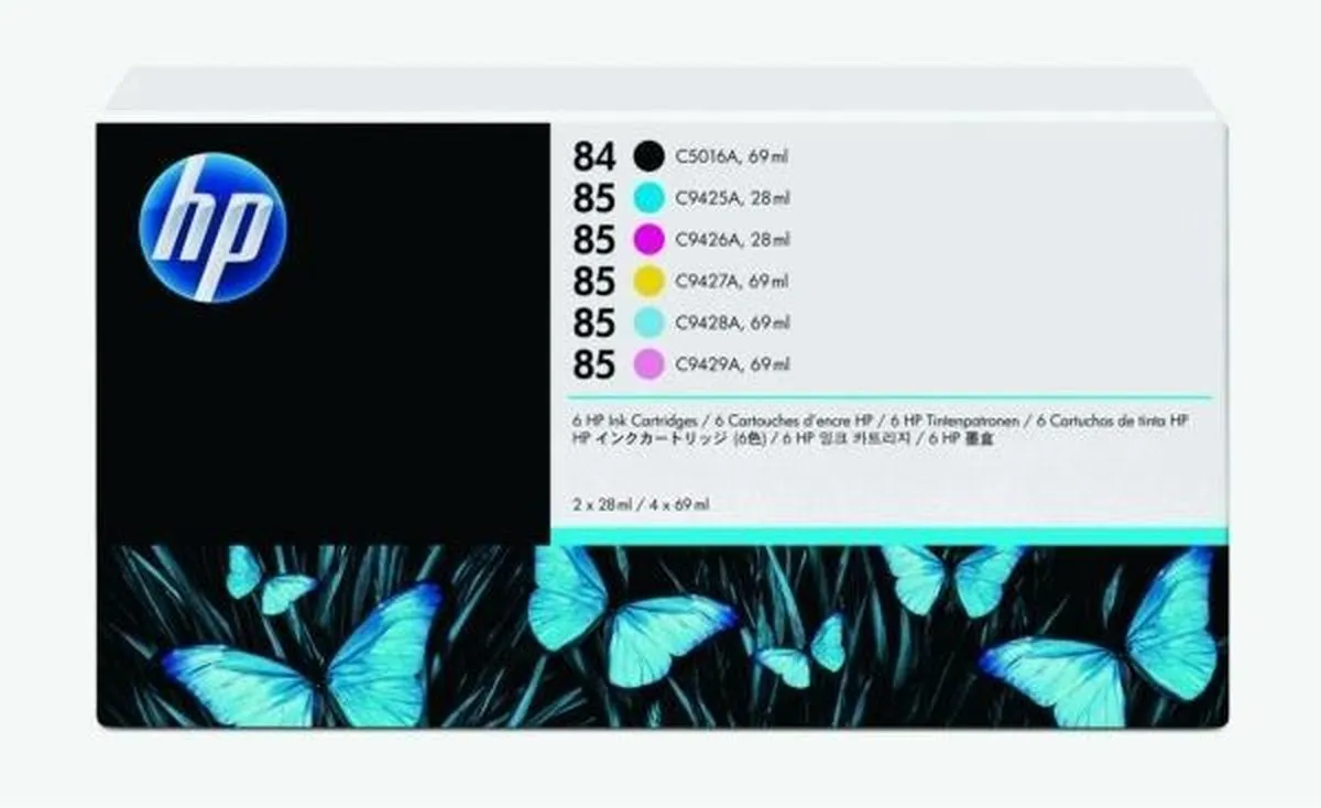 HP 84 Inktcartridge C5016A - Zwart