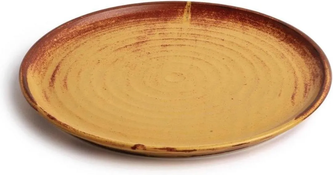 Olympia Canvas Dinerbord FA310 - Roestoranje - 26,5cm - 6 Stuks