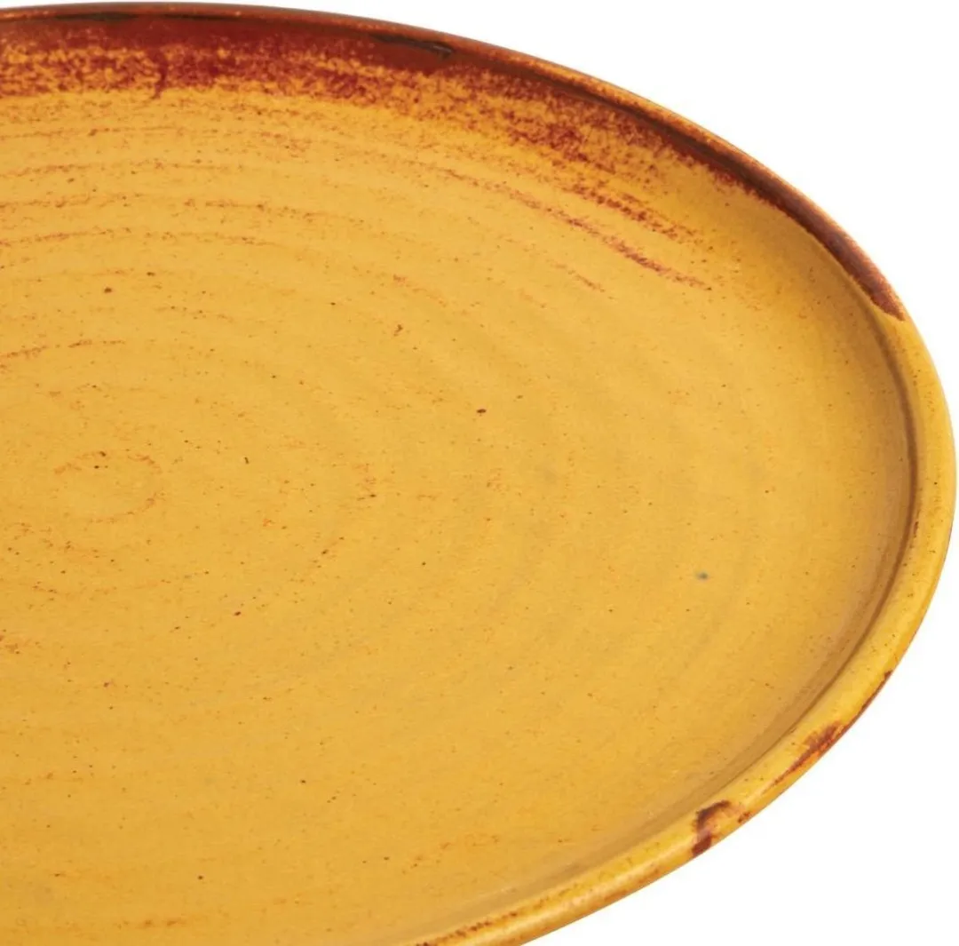 Olympia Canvas Dinerbord FA310 - Roestoranje - 26,5cm - 6 Stuks - afbeelding 6 van 6