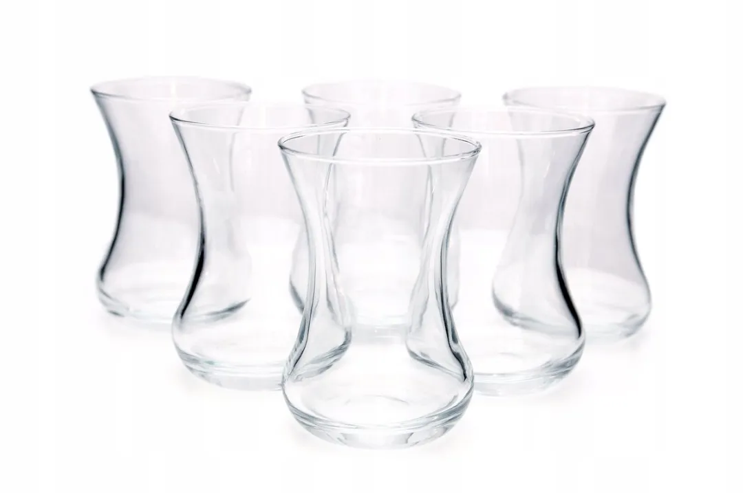 Pasabahce Turkse Theeglazen Set - 6x 100ml Transparant