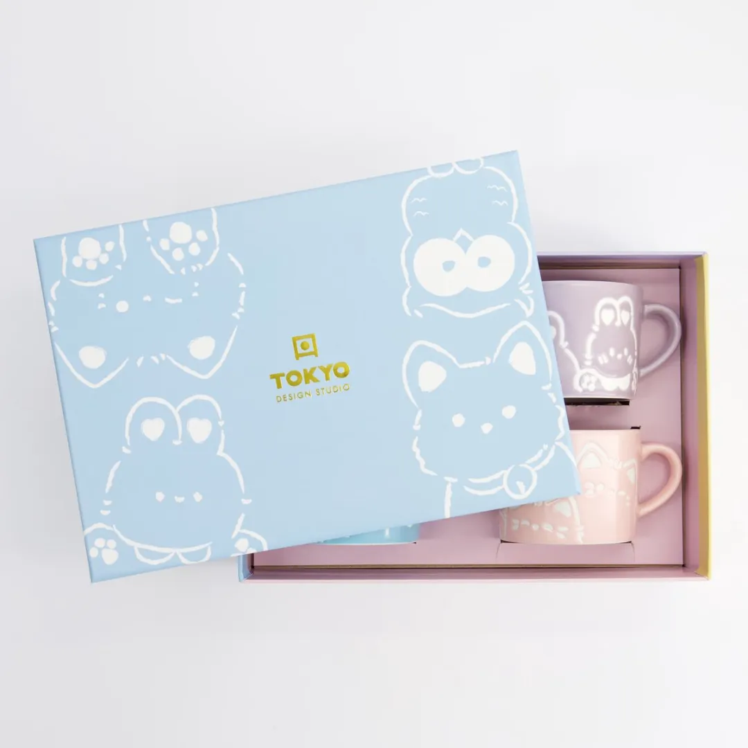 Tokyo Design Studio Kawaii Mokset 33396 - 4 Stuks - Pastelkleuren