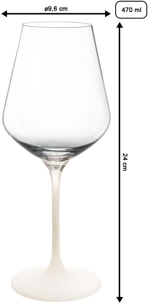 Villeroy & Boch Manufacture Rock Rotweinglas 470ml - Set van 4