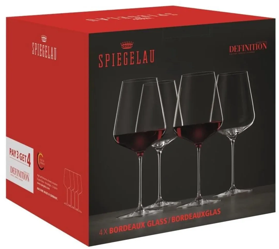 Spiegelau Definition bordeauxglas set van 4