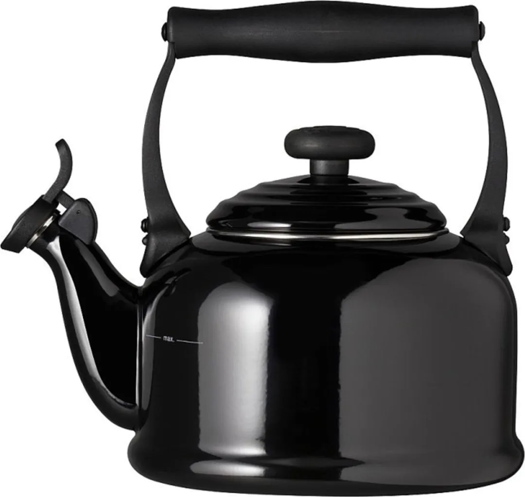 Le Creuset Tradition Fluitketel 2.1L - Ebbenzwart