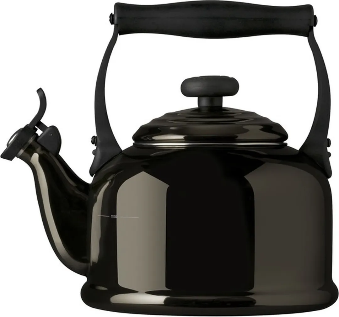 Le Creuset Tradition Fluitketel 2.1L - Ebbenzwart