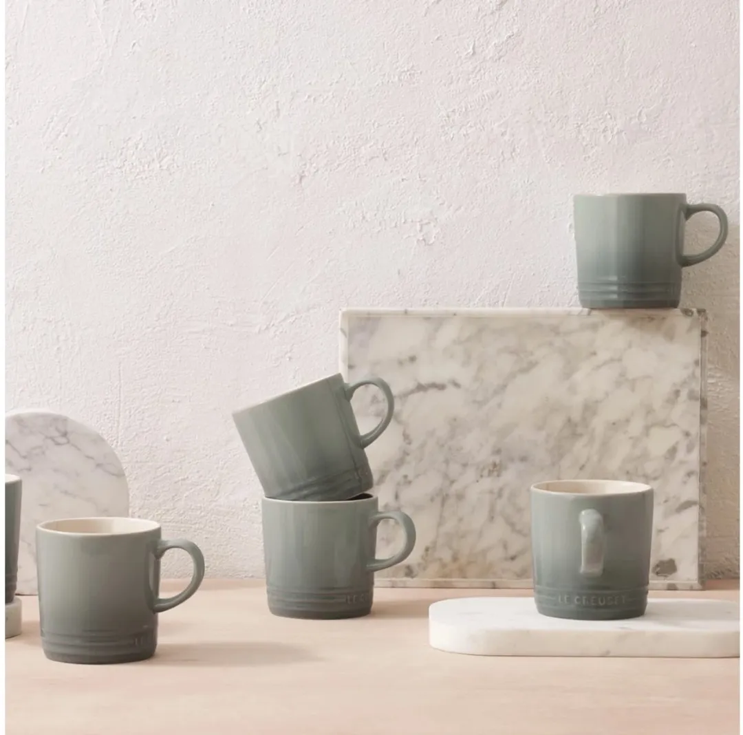 Le Creuset Koffiebeker 200ml - Aardewerk - Sea Salt Blauw