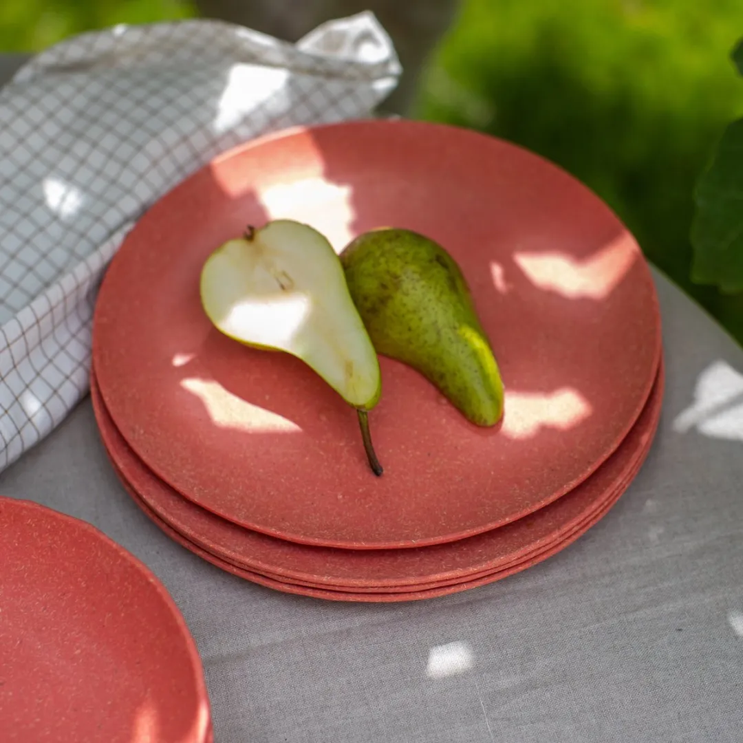 Koziol Club Plate Roze Ø26cm - 4 Stuks