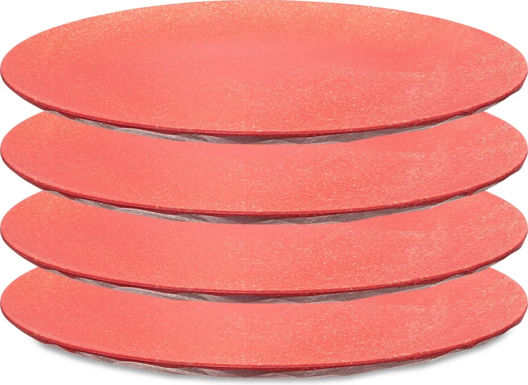 Koziol Club Plate Roze Ø26cm - 4 Stuks