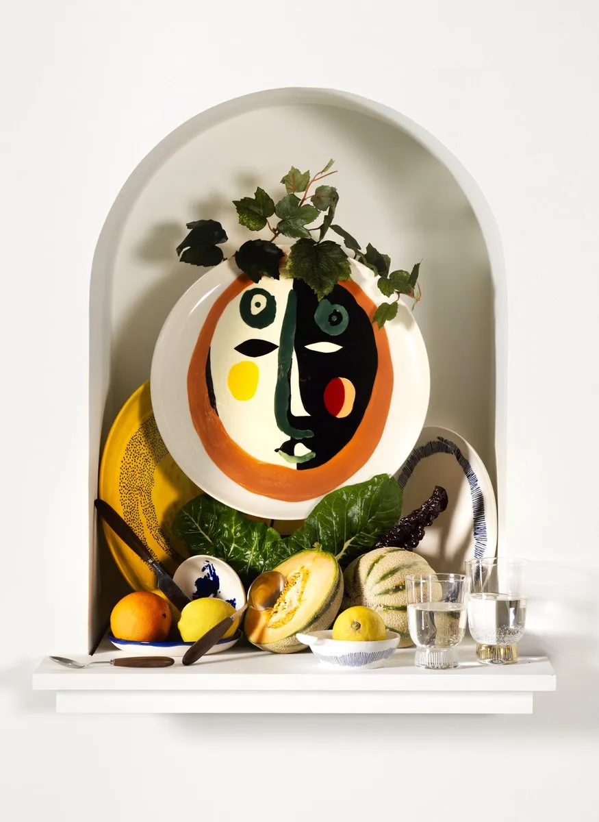 Serax Ottolenghi Feast Serveerschaal 35cm - Zwart/Wit