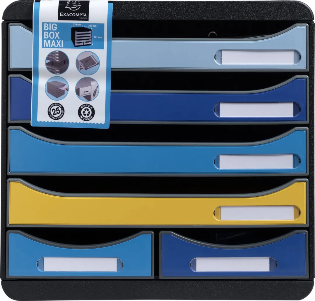 Exacompta Ladenbox Big Box Maxi 6 Vakken