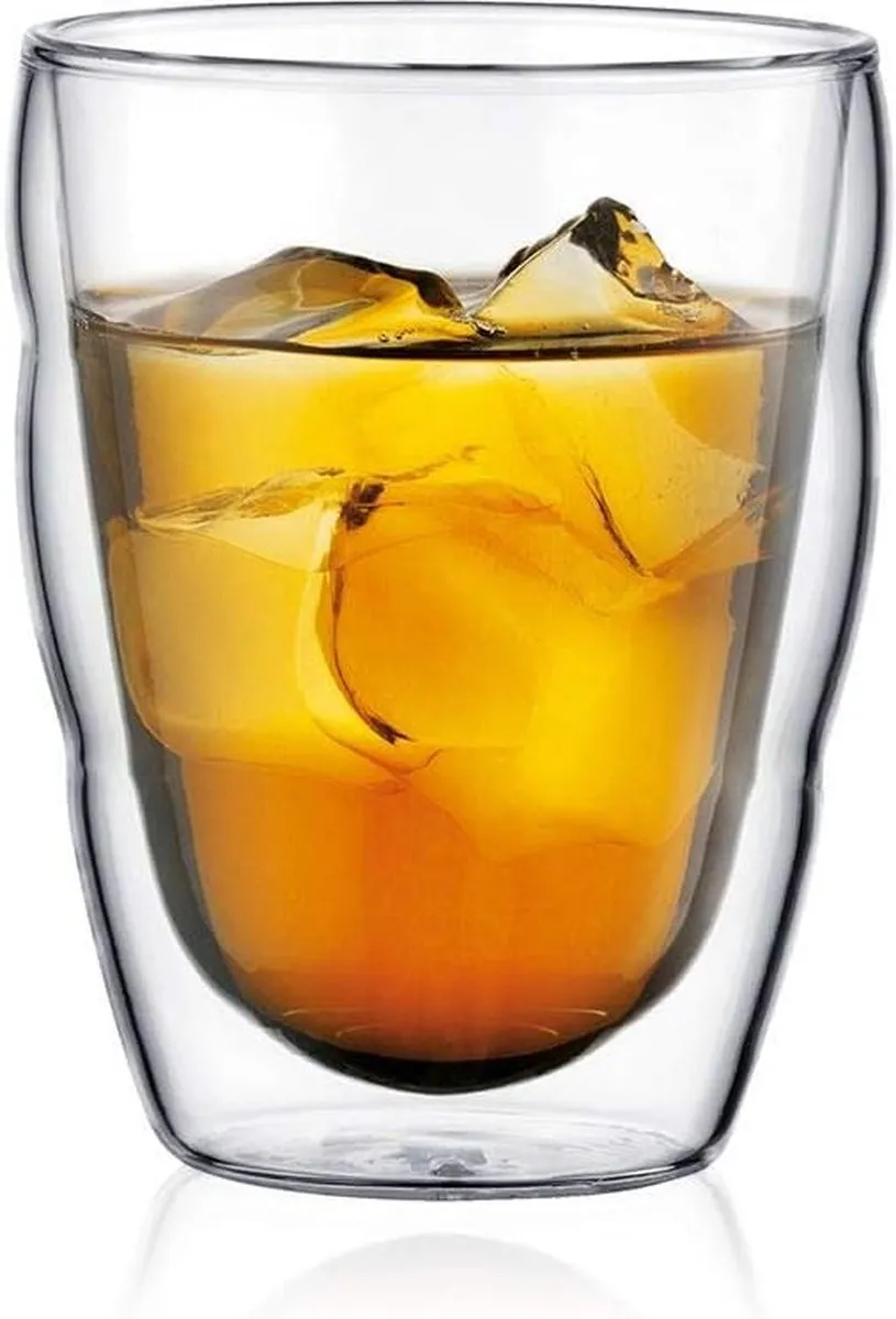 Bodum Pilatus Dubbelwandig Glas 0.25L - 2 Stuks