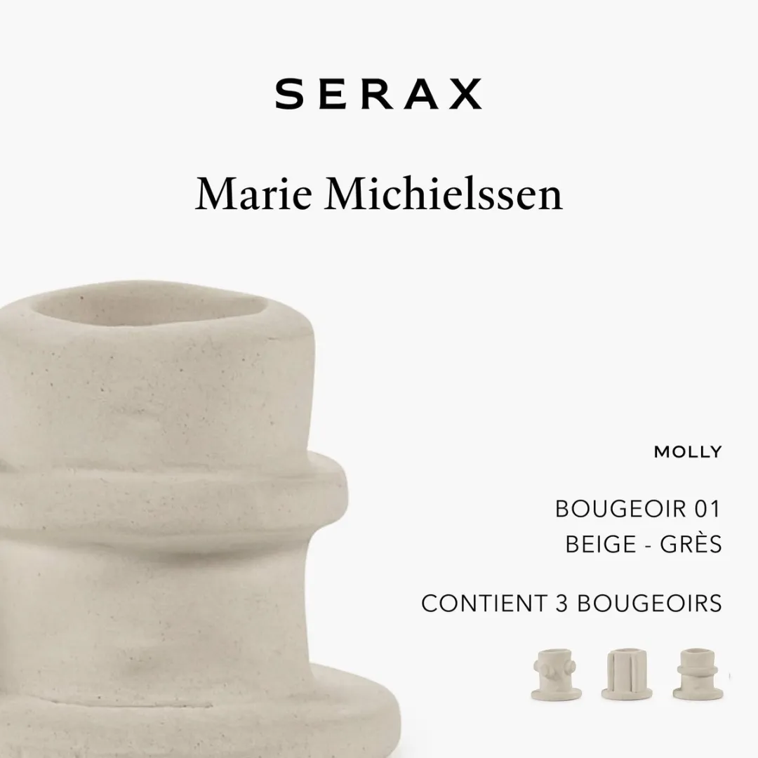 Serax Marie Michielssen Marie Kandelaar - 5cm - 3 Stuks