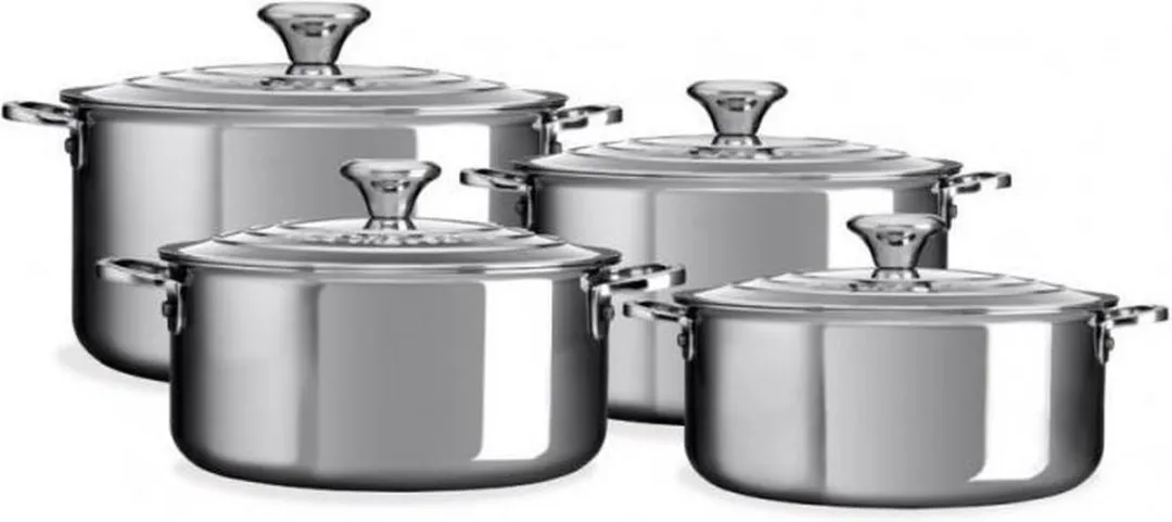 Le Creuset Signature Pannenset 4-delig - Inductie - Zilverkleurig