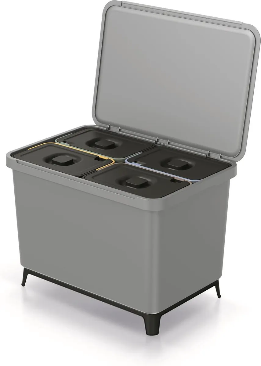 Prosperplast Keden SYSTEMA Afvalbak 4x10L