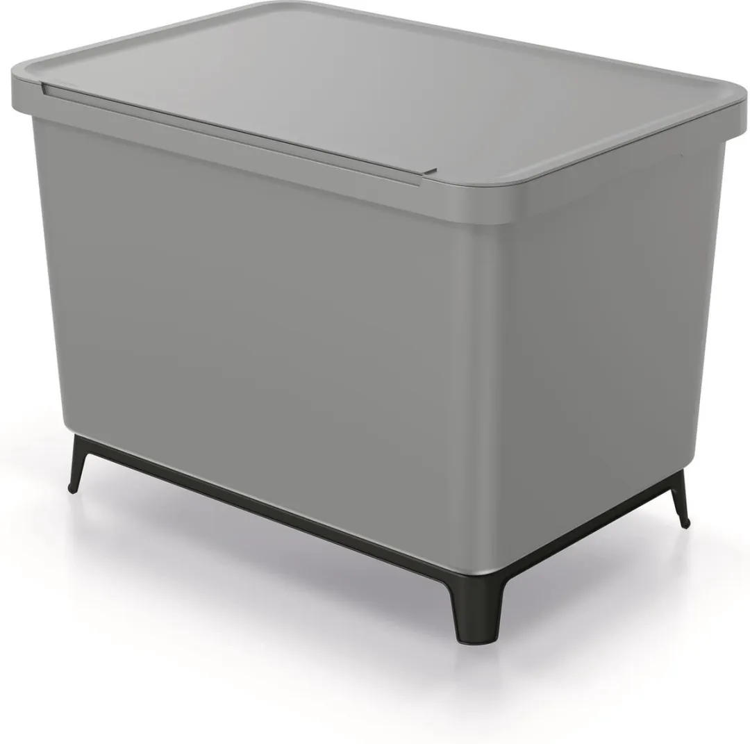 Prosperplast Keden SYSTEMA Afvalbak 4x10L - Grijs