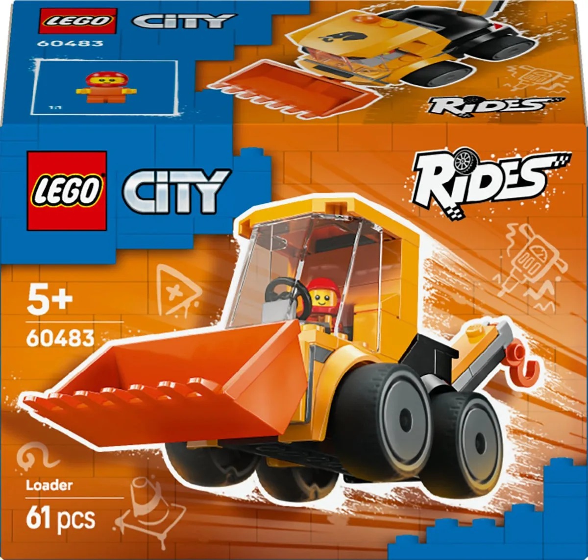 LEGO City Rides Construction Loader 60483 - Multicolor