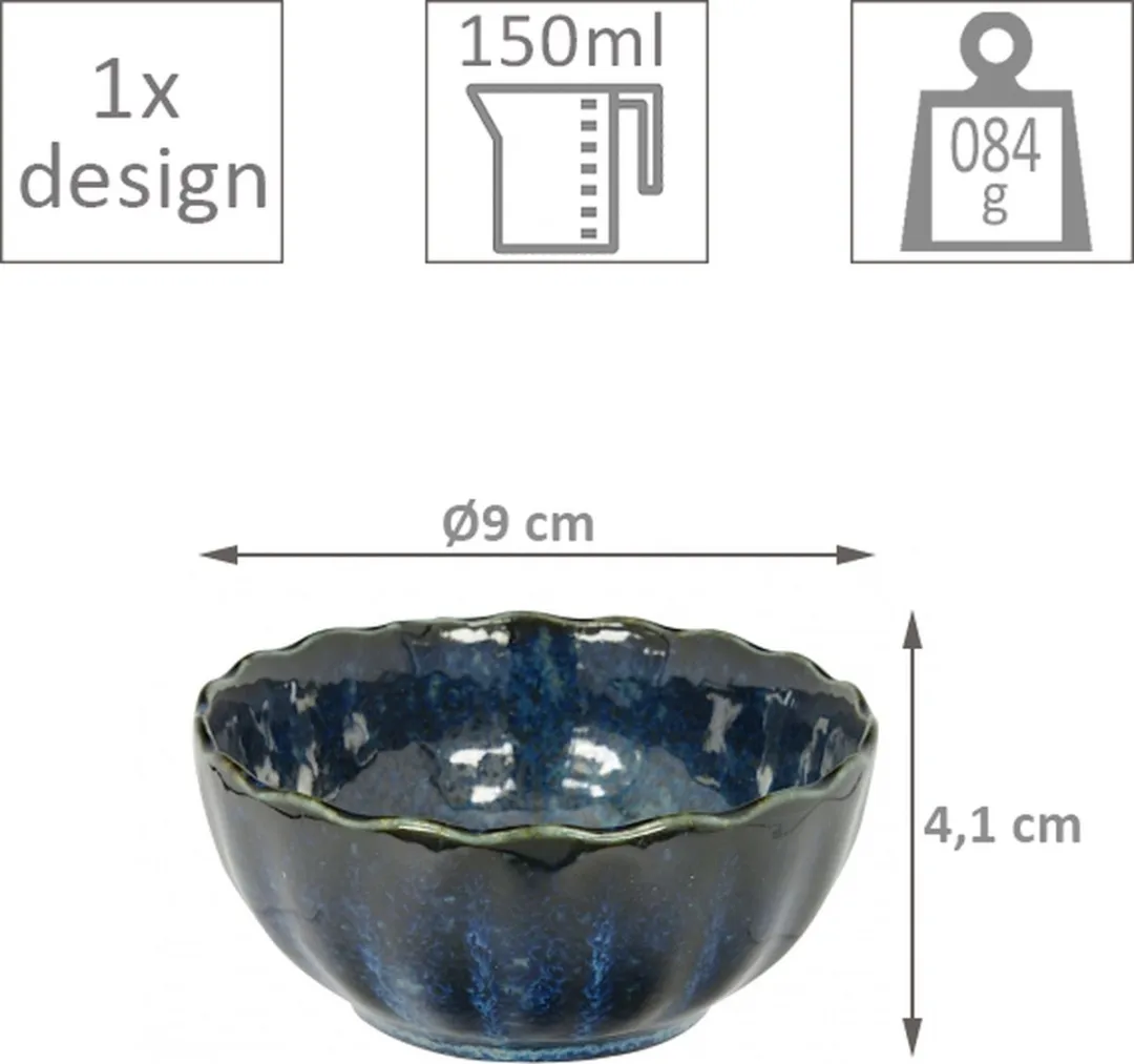 Tokyo Design Studio Cobalt Blue Mini Bowl 9x4.1cm