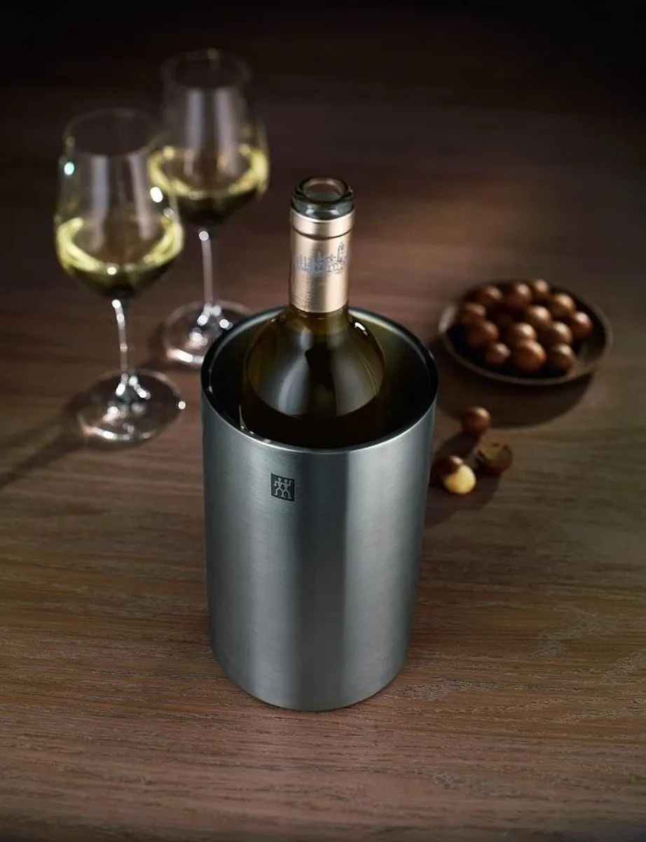Zwilling Sommelier Wijnkoeler 115x115x195mm - Zilver