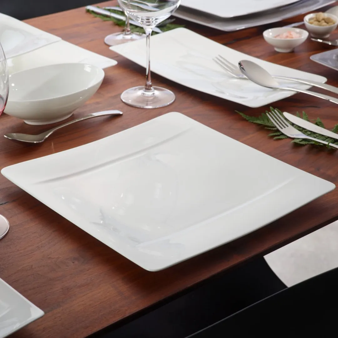 Villeroy & Boch Modern Grace Plaatsbord 31x31cm - Wit