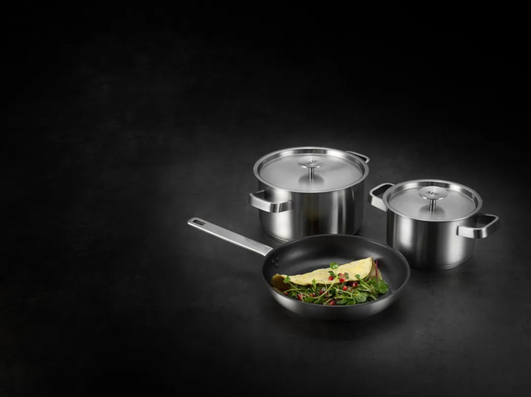 AEG A3SS Pannenset 3-delig - RVS - 24/16cm