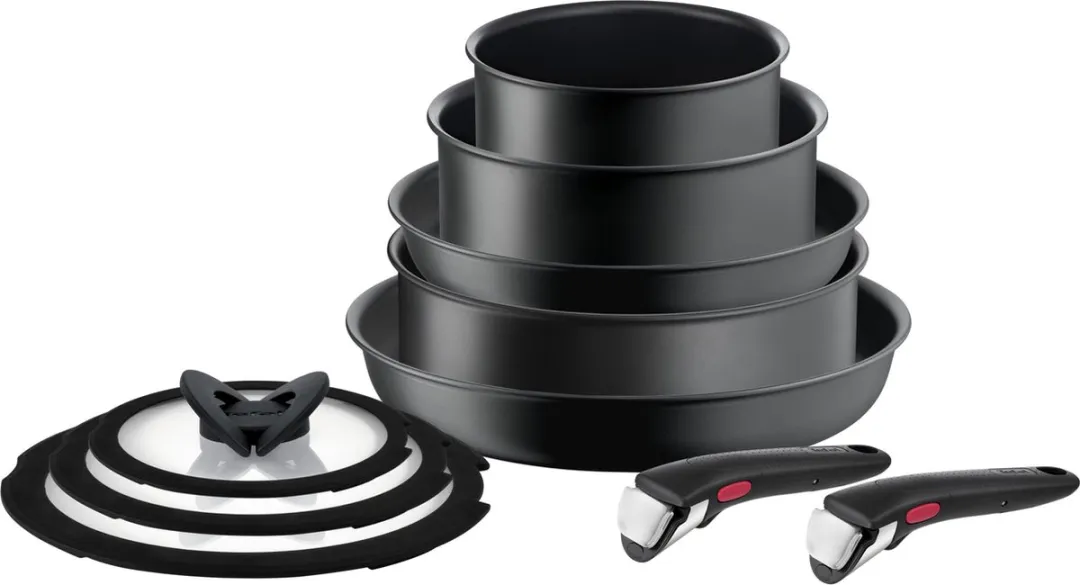 Tefal Ingenio Unlimited L7649153 Pannenset - 10-delig - Zwart