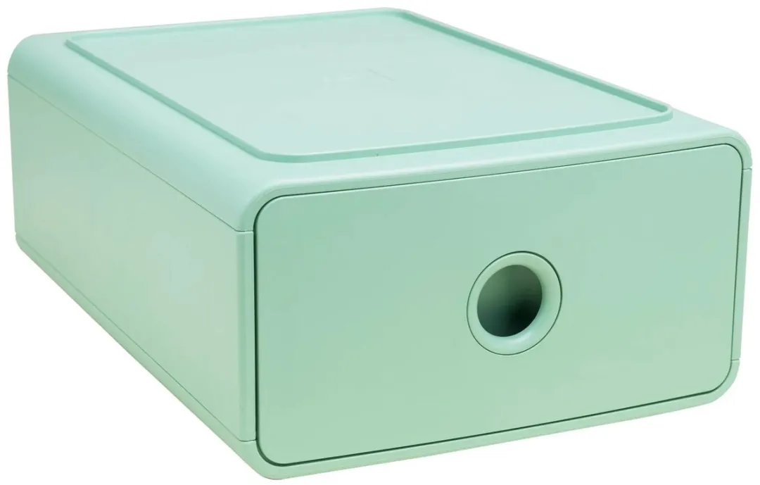 Exacompta AutentiK Ladenbox 1 Lade - Saliegroen - 3 Stuks