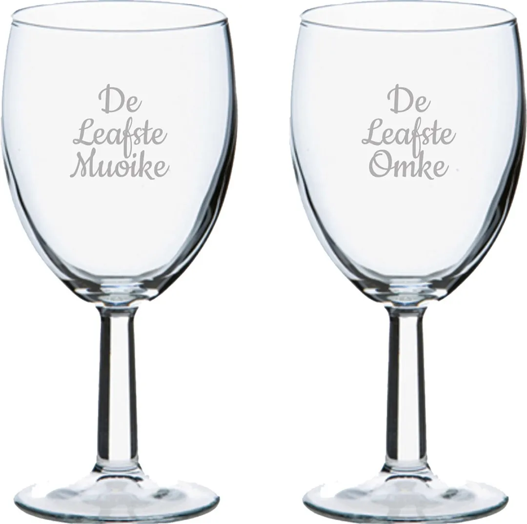 Pasabahce Gegraveerd Wijnglas 24,5cl
