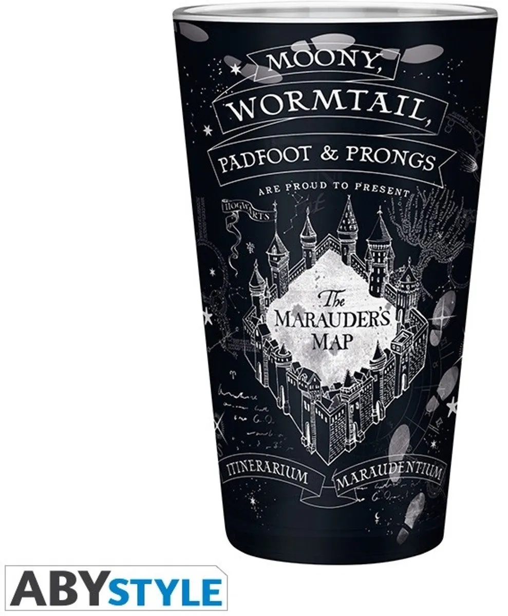 Harry Potter Marauder's Map Glas 400ml